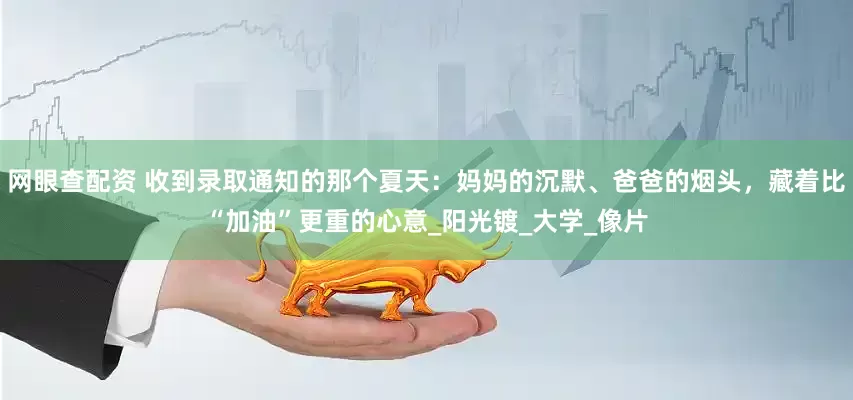 网眼查配资 收到录取通知的那个夏天：妈妈的沉默、爸爸的烟头，藏着比“加油”更重的心意_阳光镀_大学_像片